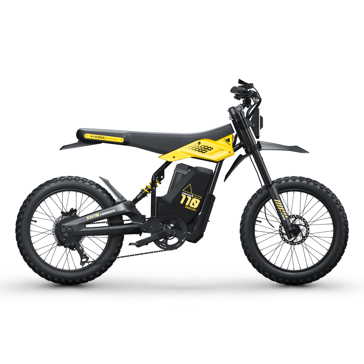 Elektryczny motocykl terenowy 1500W z pełnym zawieszeniem, dla dorosłych, motocykl terenowy, e-dirt bike