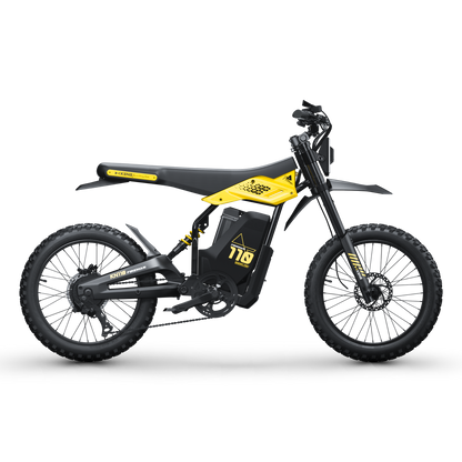 Elektryczny motocykl terenowy 1500W z pełnym zawieszeniem, dla dorosłych, motocykl terenowy, e-dirt bike