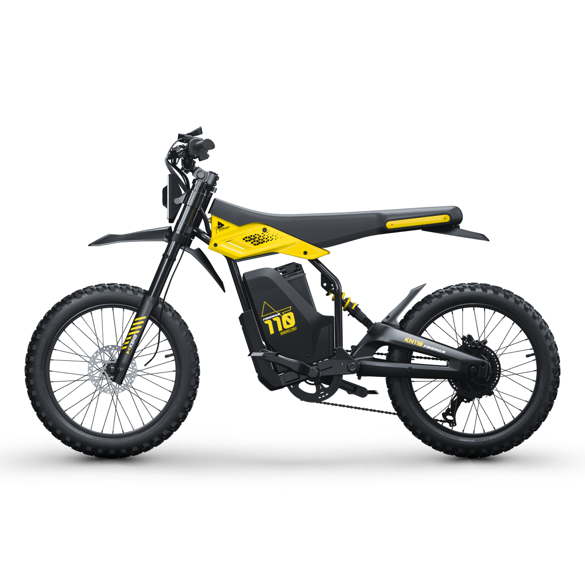 Elektryczny motocykl terenowy 1500W z pełnym zawieszeniem, dla dorosłych, motocykl terenowy, e-dirt bike