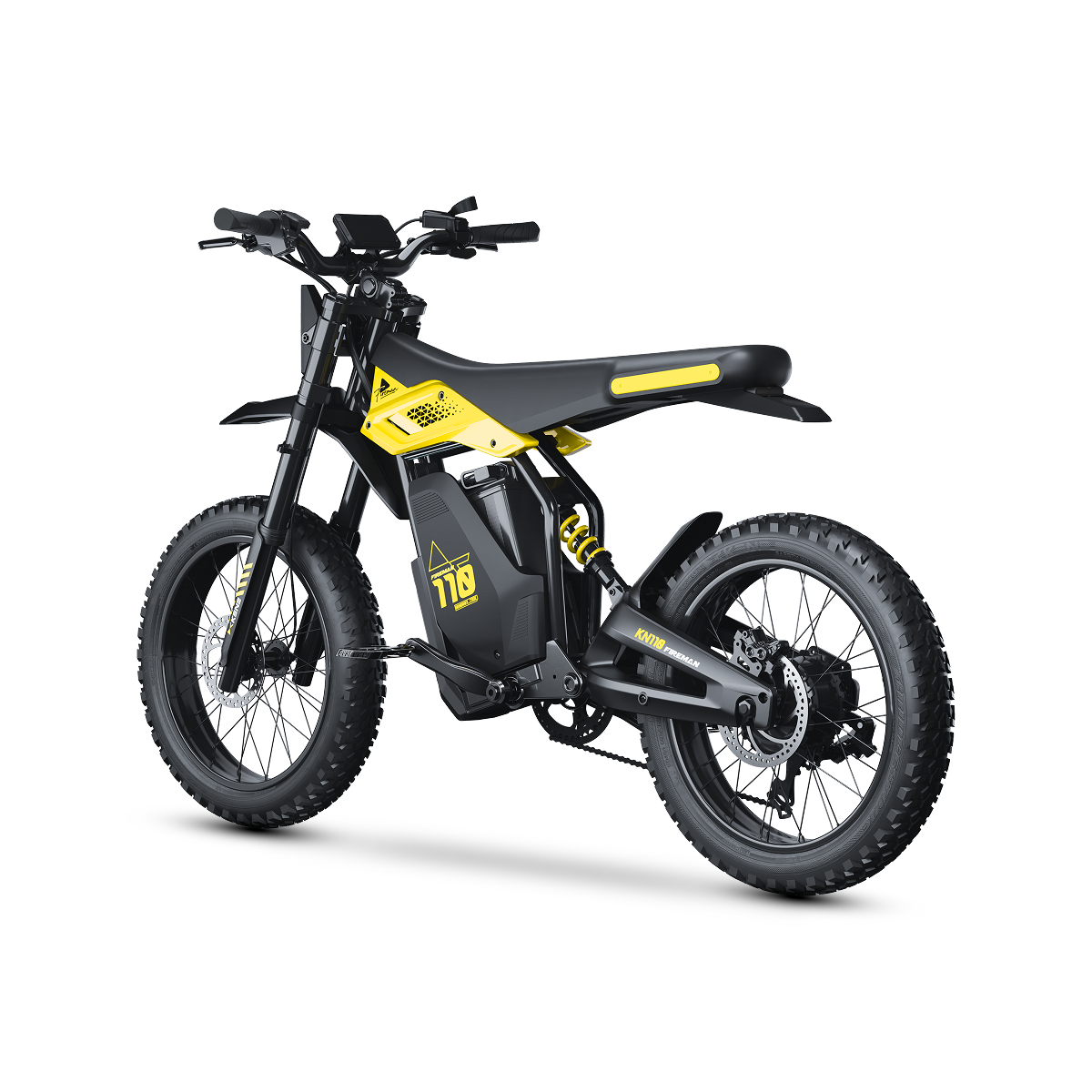 Elektryczny motocykl terenowy 1500W z pełnym zawieszeniem, dla dorosłych, motocykl terenowy, e-dirt bike