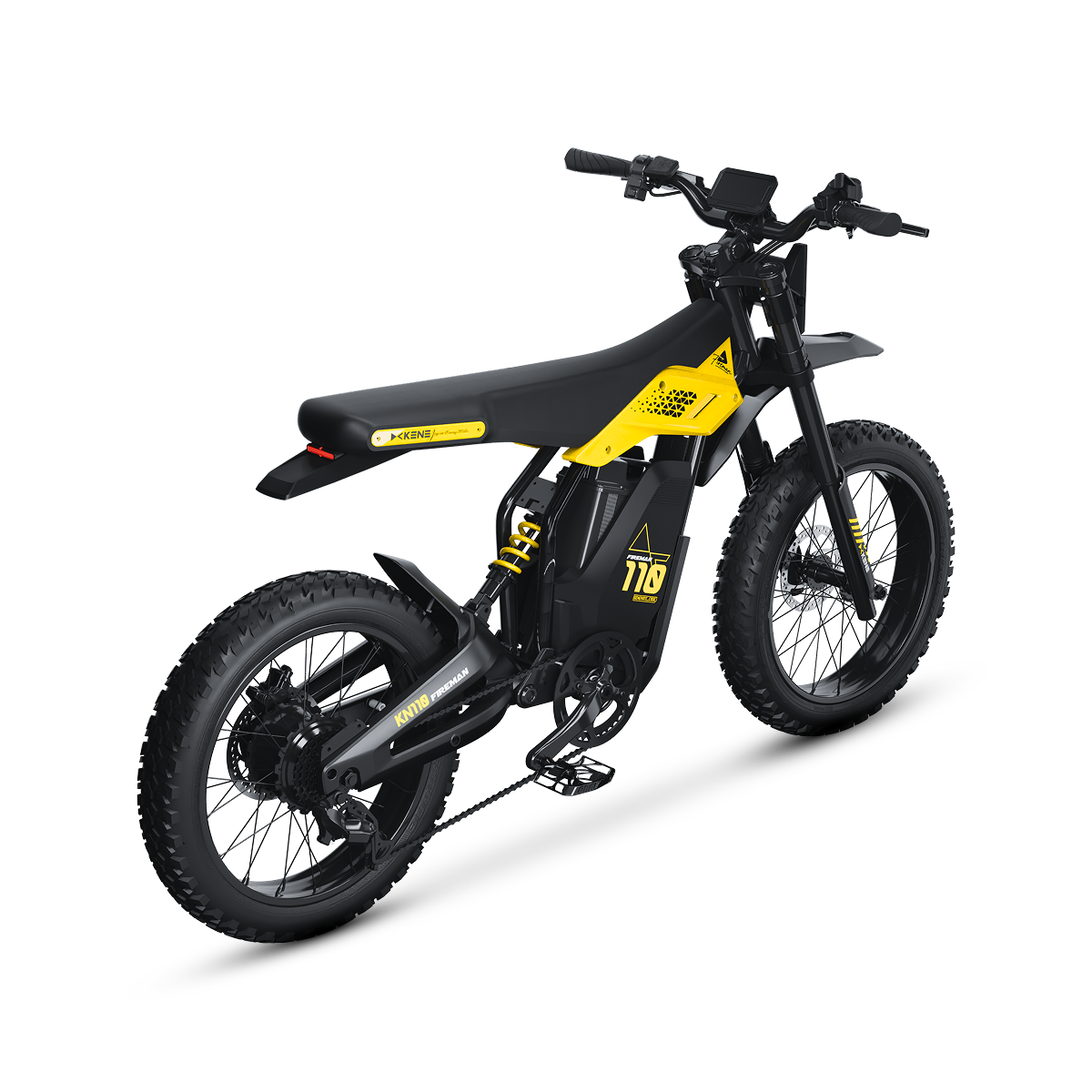Elektryczny motocykl terenowy 1500W z pełnym zawieszeniem, dla dorosłych, motocykl terenowy, e-dirt bike