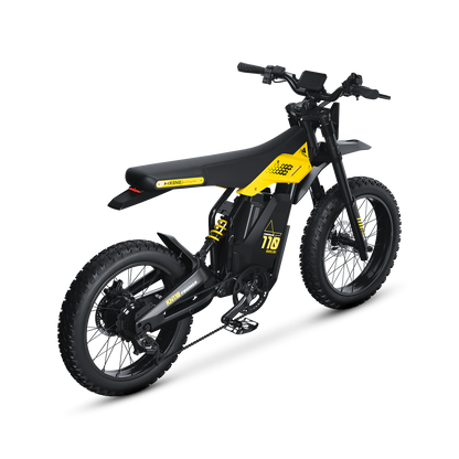 Elektryczny motocykl terenowy 1500W z pełnym zawieszeniem, dla dorosłych, motocykl terenowy, e-dirt bike