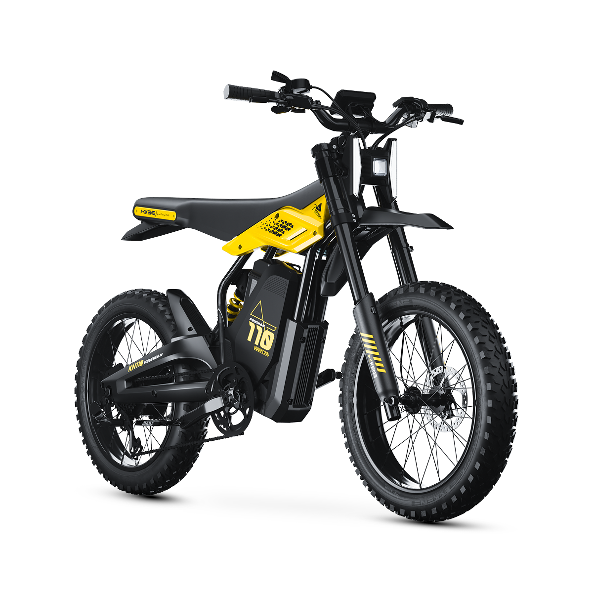 Elektryczny motocykl terenowy 1500W z pełnym zawieszeniem, dla dorosłych, motocykl terenowy, e-dirt bike