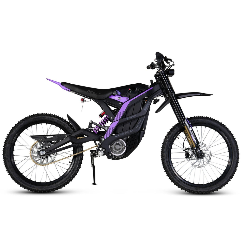 Elektryczny motocykl terenowy Off-Road Electric Dirt Bike z silnikiem 5000W i baterią 72V.